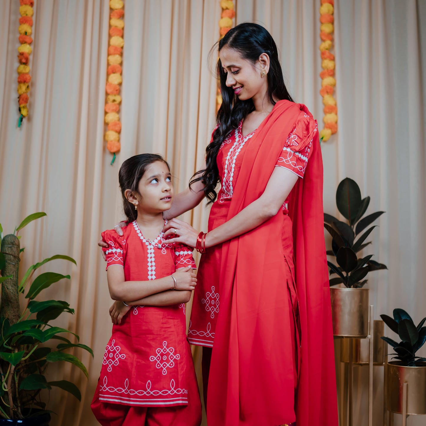Red Koalm Dress