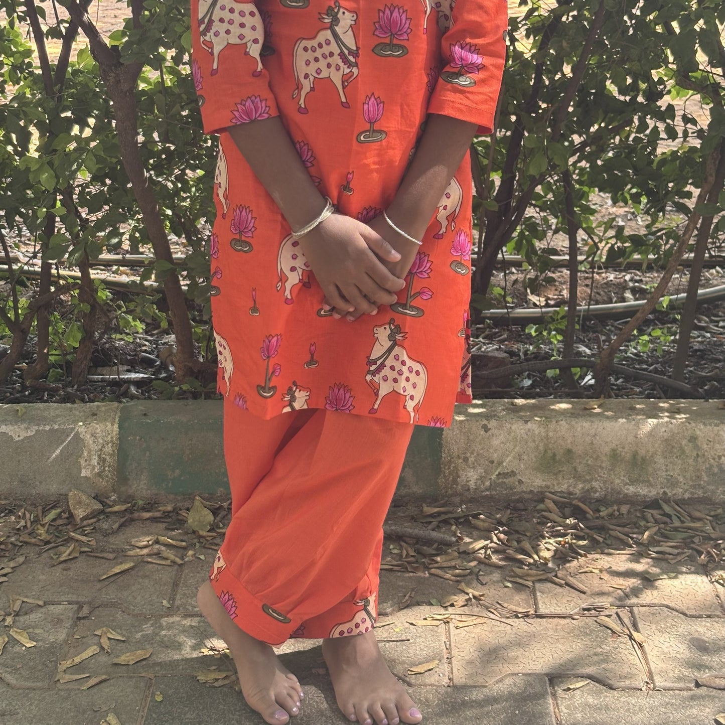 Pichwai Orange suit