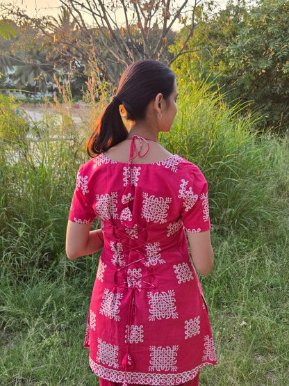 Kolam Queen Edit Kurthi Only