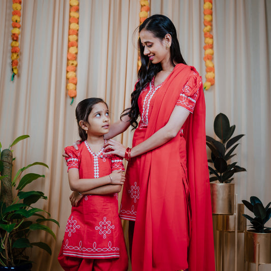 Red Koalm Dress