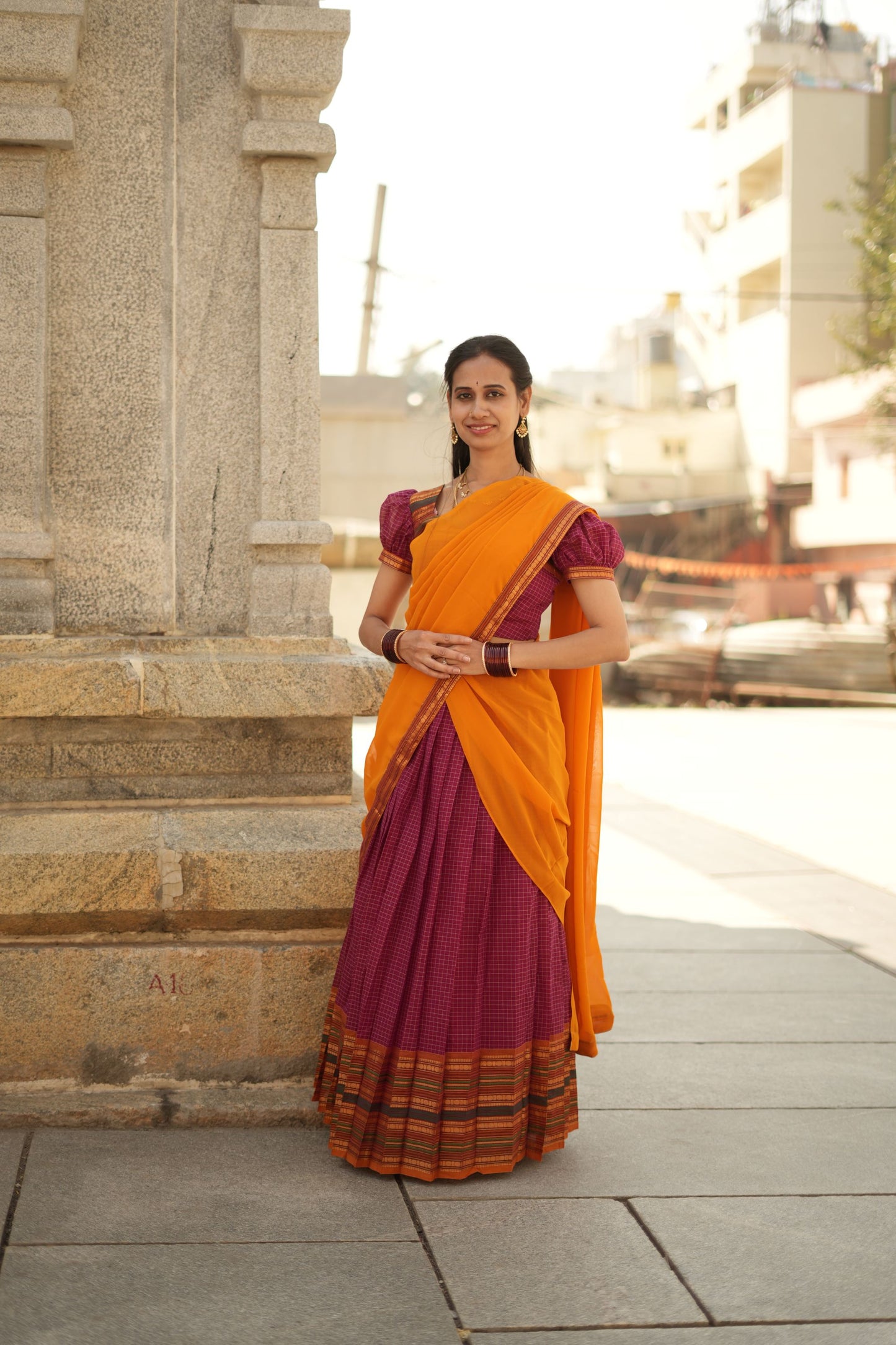 Janaki Cotton Half Saree