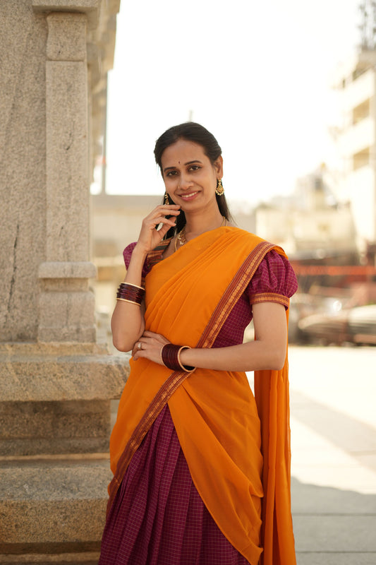Janaki Cotton Half Saree