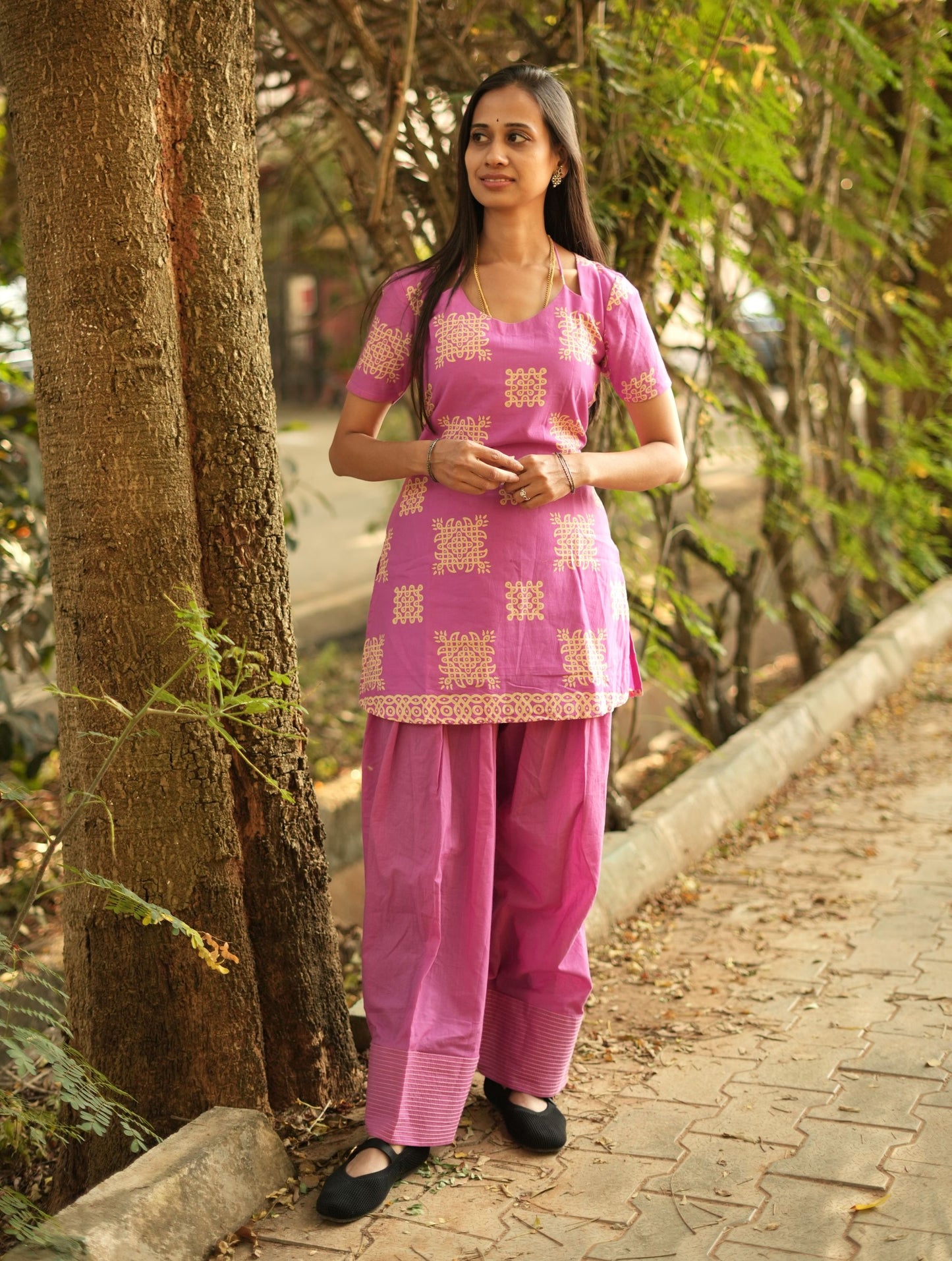 Kolam Blush pink