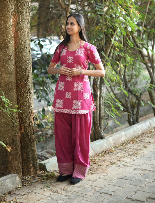 Kolam Queen Edit Kurthi Only