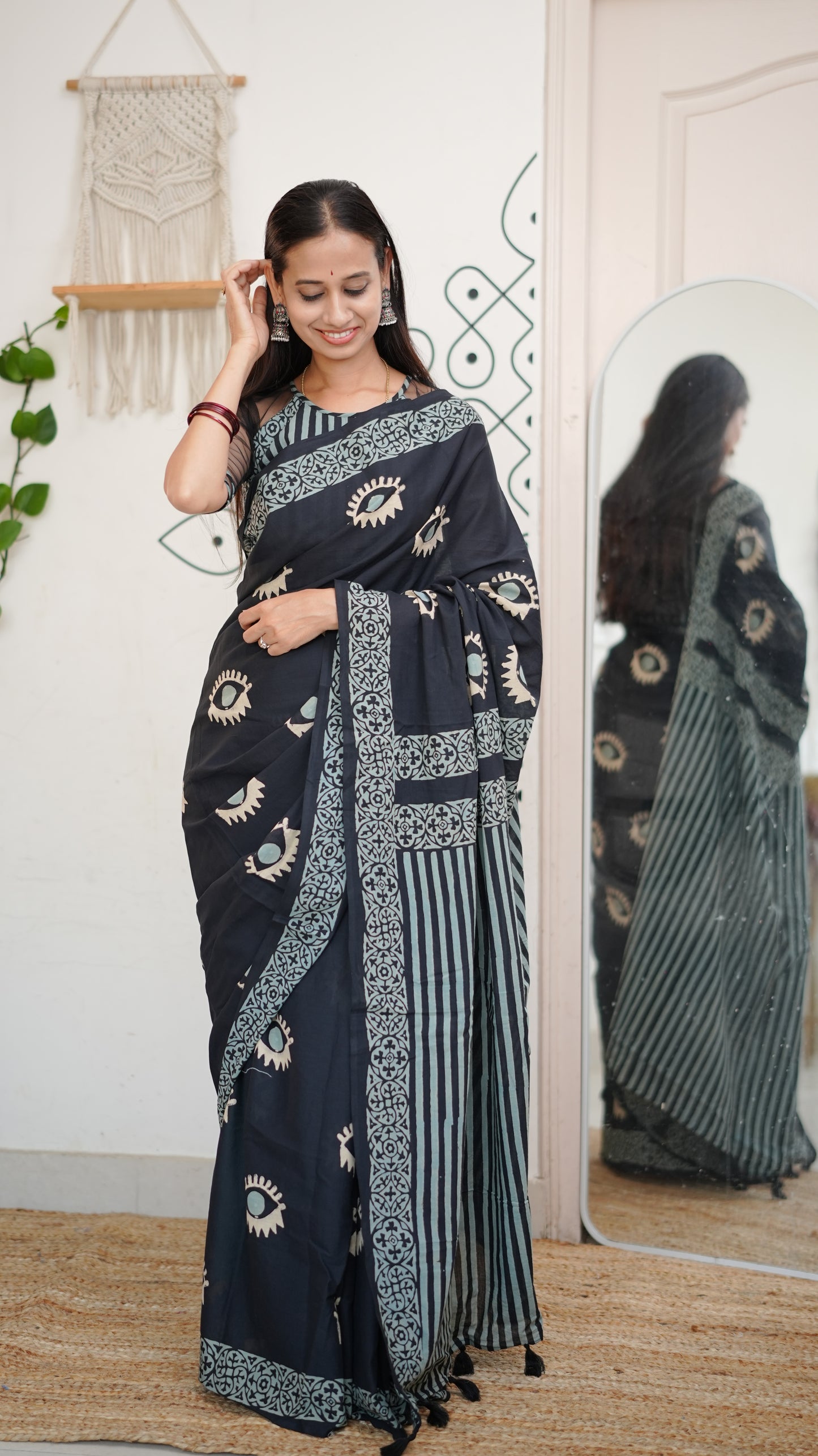 Evil Eye Noir Saree