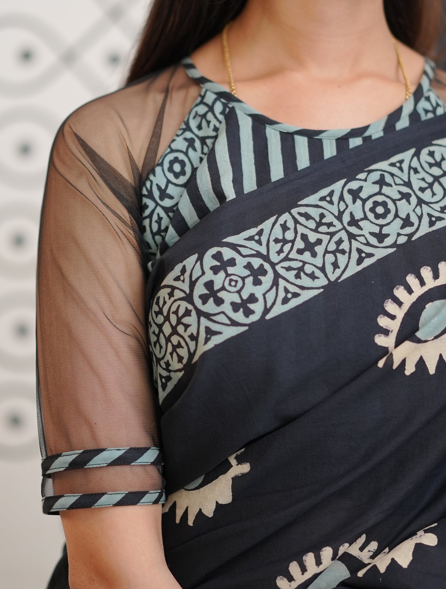 Evil Eye Noir Saree