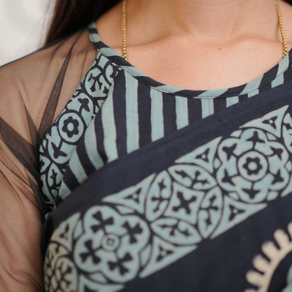 Evil Eye Noir Saree