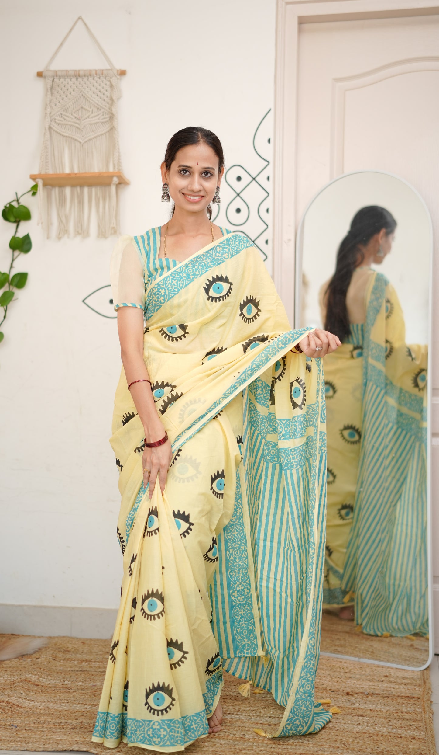 Evil Eye Bloom Saree