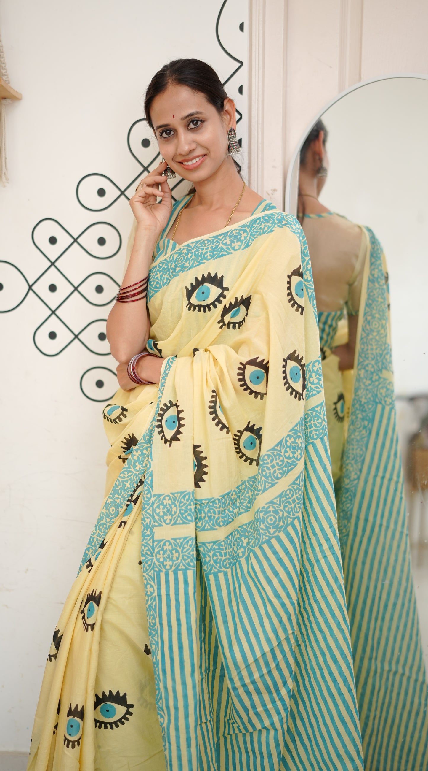 Evil Eye Bloom Saree