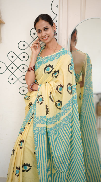 Evil Eye Bloom Saree
