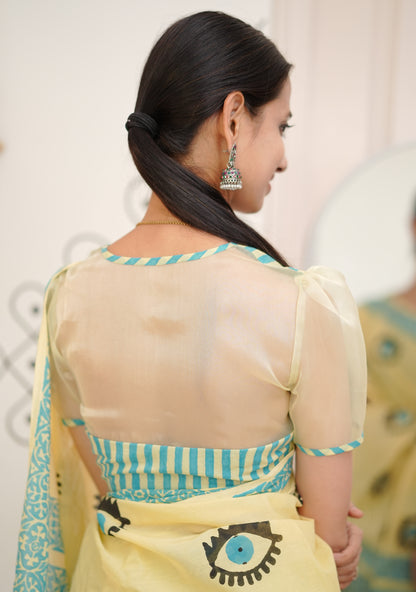 Evil Eye Bloom Saree