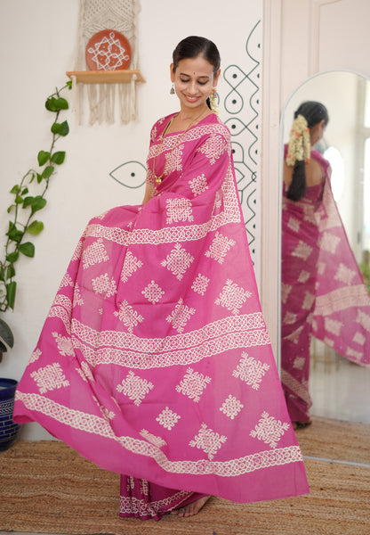 RaniKamal Kolam Saree