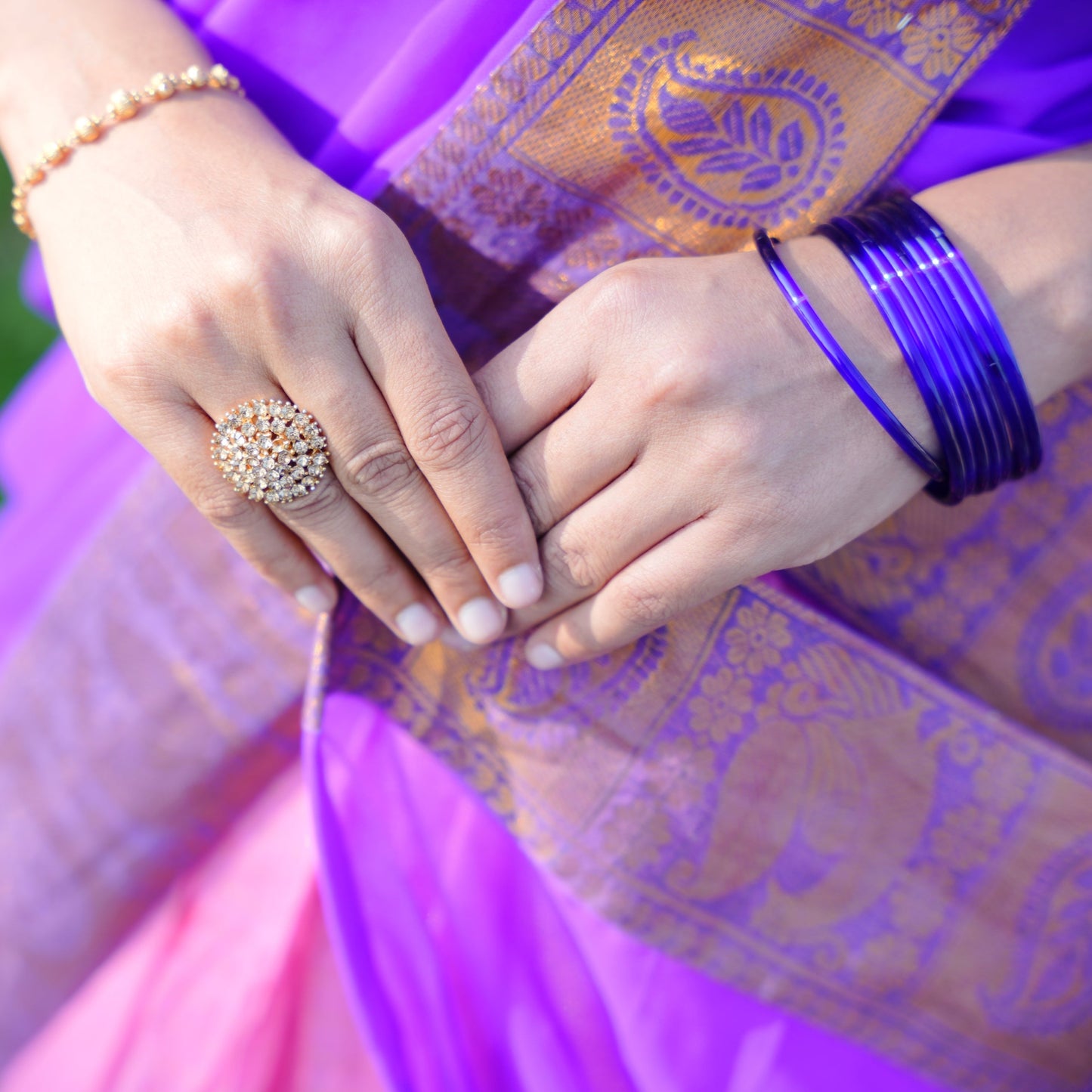 Gulabi Rani  Cotton Half Saree