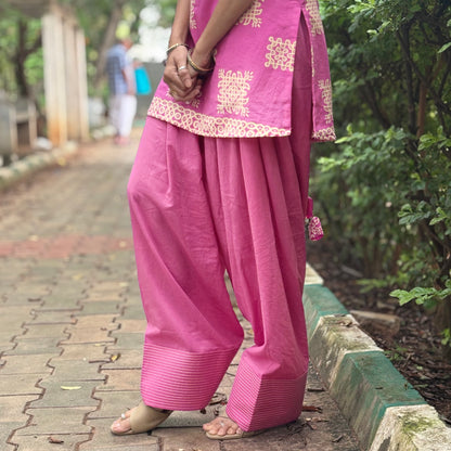 Kolam Blush pink Pant only