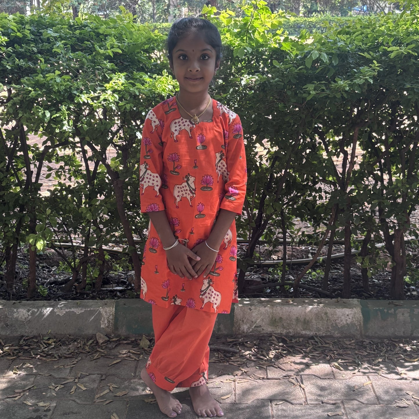 Pichwai Orange suit