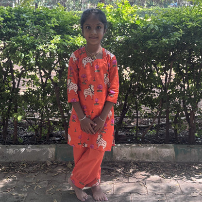 Pichwai Orange suit