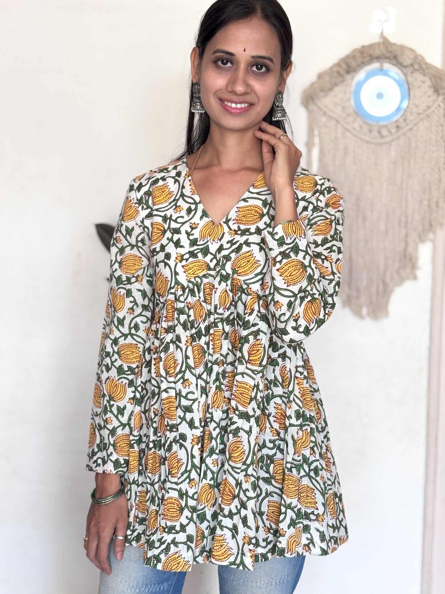 Yellow Short Top