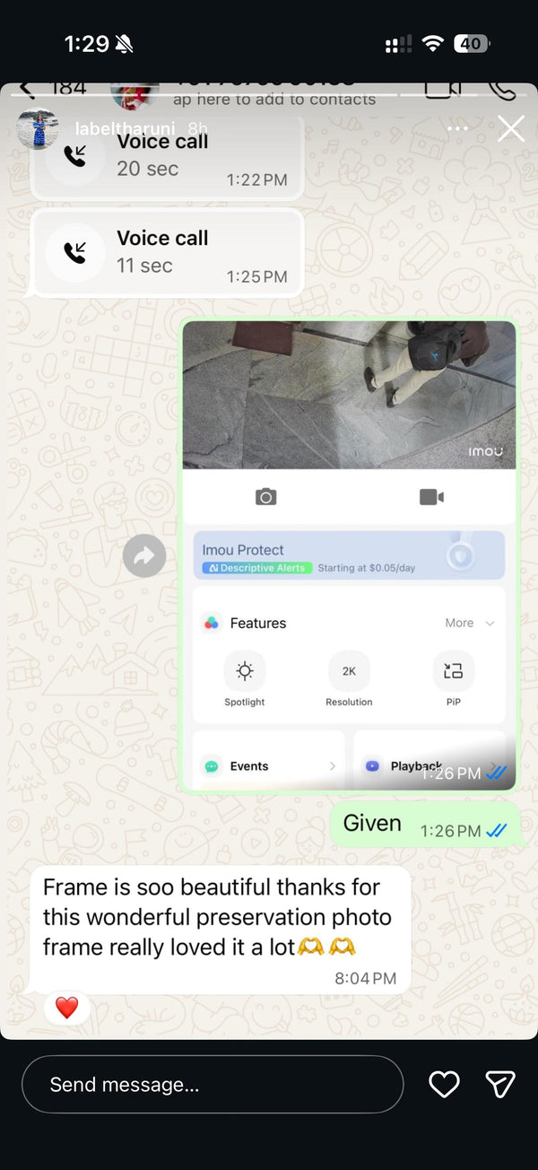 Customer review screenshot