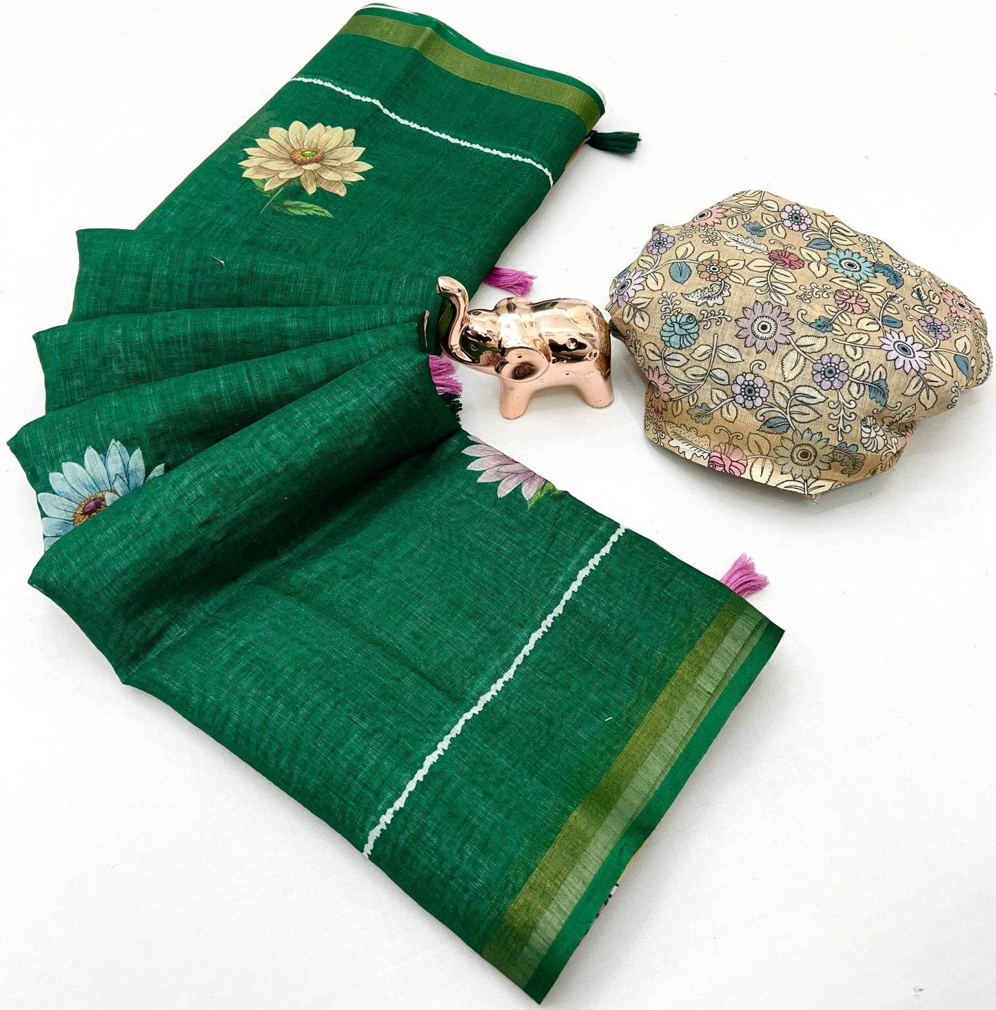 kalamkari Lenin Green