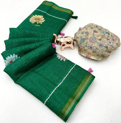 kalamkari Lenin Green