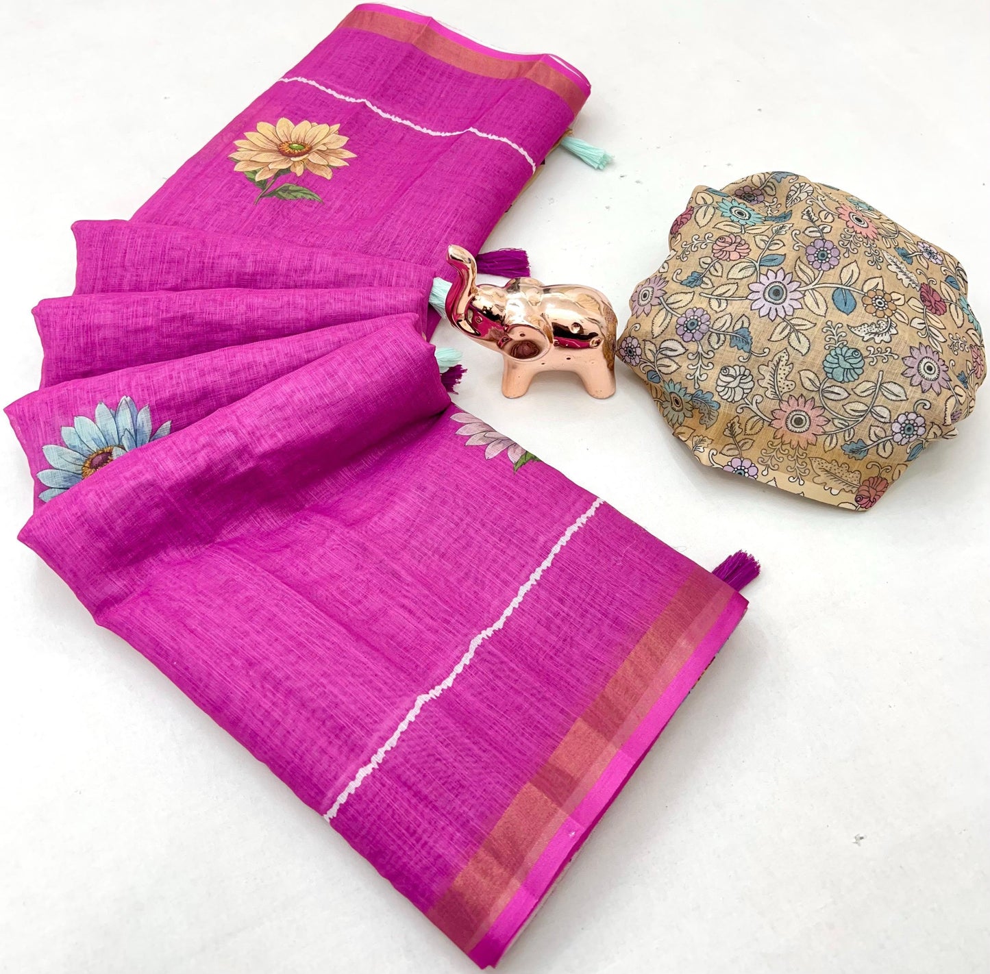 kalamkari Lenin Pink